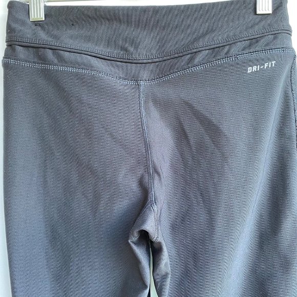 Nike Pro Dri Fit BE STRONG Womens Size XS Leggings Capri Pants Black Running - Picture 9 of 10